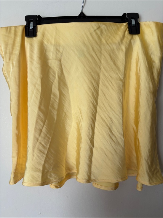 a new day Dresses & Skirts - a new day Soft Yellow Satin Skirt NWT